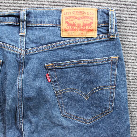 Levi's 511 Jeans Men's 33x32 Blue Slim Fit Stretch - Picture 6 of 9